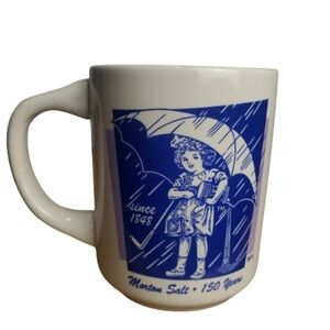 Vintage Morton Salt Bryan China When it Rains It Pours Coffee Mug Cup